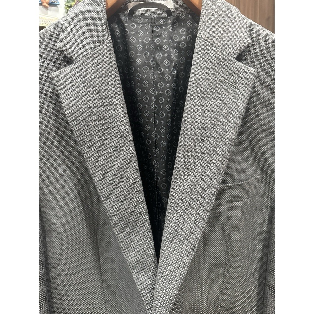 Ralph Lauren Men 40R Sport‎ Coat Suit Blazer Jacket Textured Gray - Picture 11 of 14
